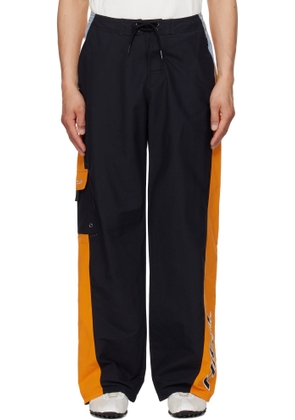 Martine Rose Black & Orange Board Short Sweatpants