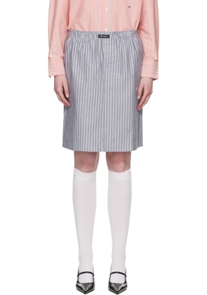 HommeGirls Black Boxer Pencil Midi Skirt