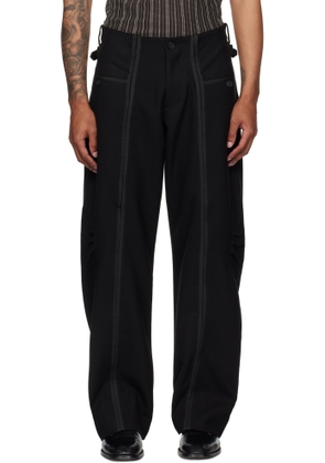 _J.L - A.L_ Black Drift Trousers