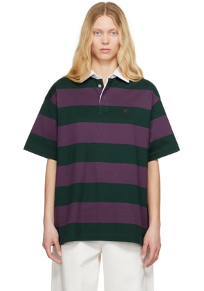 Carhartt Work In Progress Green & Purple Seffner Polo