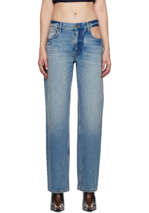 GAUCHERE Blue Cutout Jeans
