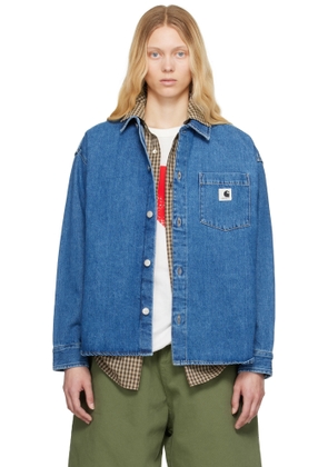 Carhartt Work In Progress Blue Alta Denim Shirt