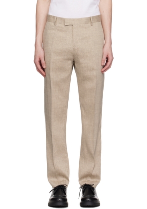Tiger of Sweden Beige Tense Linen Blend Trousers