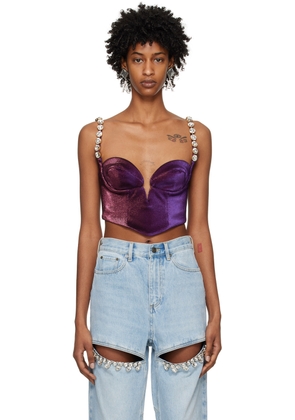 AREA Purple Mussel Camisole