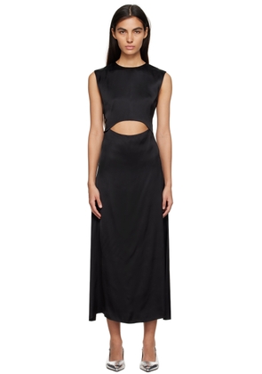 Loulou de Saison Black Copan Maxi Dress
