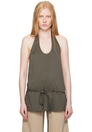 LEMAIRE Gray Apron Top