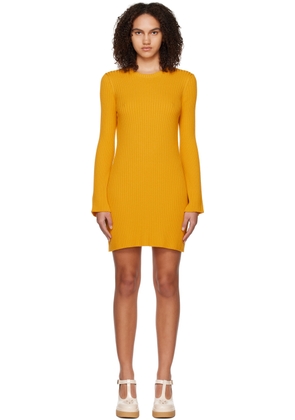 Chloé Yellow Flared Minidress