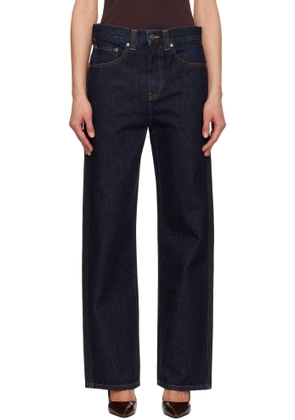 KHAITE Indigo Bonnie Jeans