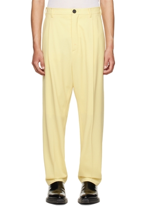 LU'U DAN Yellow Tailored Trousers