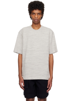 Róhe Gray Mouliné Jersey T-shirt