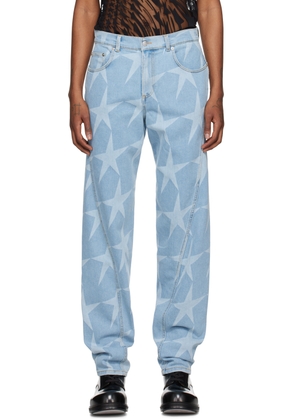 Mugler Blue Star Jeans