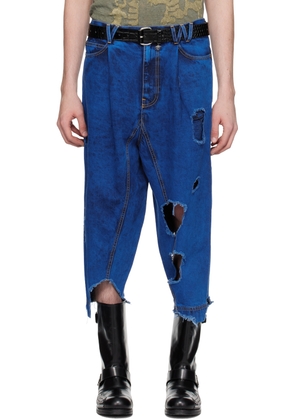 Vivienne Westwood Blue Bleached Jeans