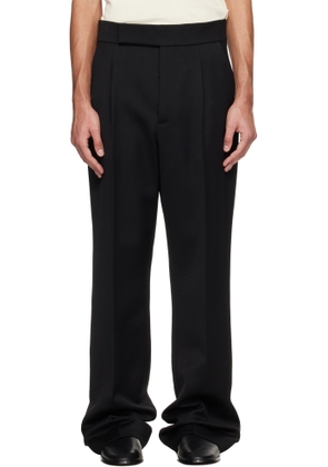 Fear of God Black Satin Wool 70's Trousers
