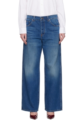 KHAITE Blue Winslow Jeans