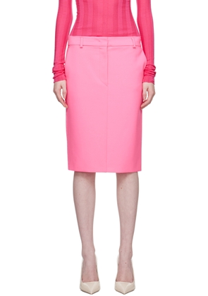 Sportmax Pink Lago Midi Skirt