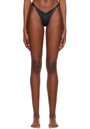 GCDS Black Clip Bikini Bottoms