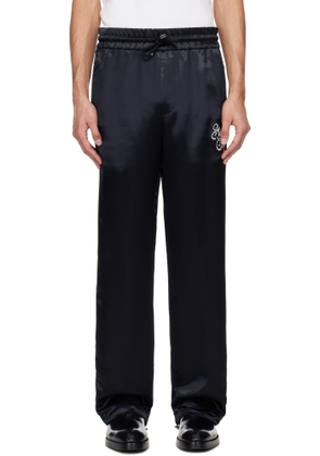 AMIRI Black MA Music Note Track Pants