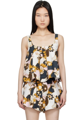 ZIMMERMANN Multicolor Maxine Cropped Camisole
