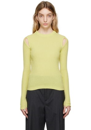 Maria McManus Yellow Tear Drop Sweater
