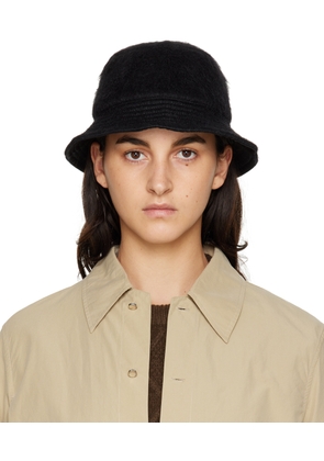 OUR LEGACY Black Quilted Bucket Hat