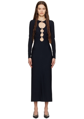 Burberry Black Cutout Maxi Dress