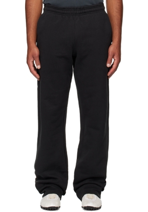 Entire Studios Black Straight-Leg Sweatpants