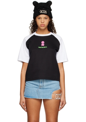 GCDS Black Wirdo T-Shirt
