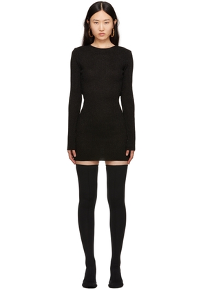 GCDS Black Degrade Minidress