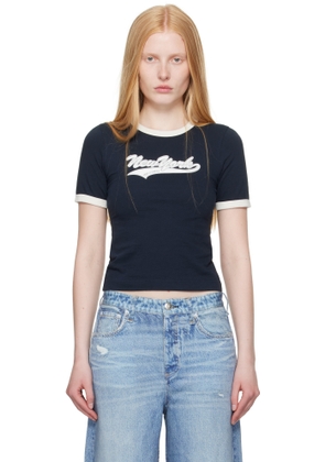 rag & bone Navy Mica Ringer T-shirt