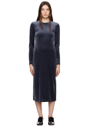 MM by Max Mara Navy Crewneck Midi Dress
