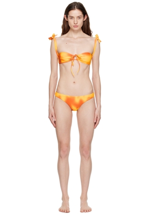GUIZIO SSENSE Exclusive Yellow & Orange Mona Bikini
