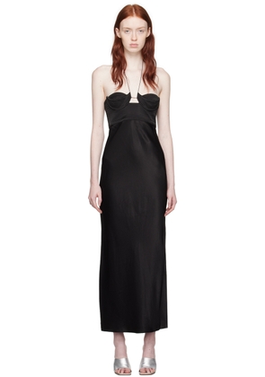 Anna October Black Sarah Midi Dress