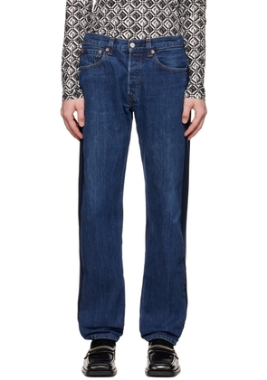 Bless Indigo Jeansfrontjogger Sweatpants