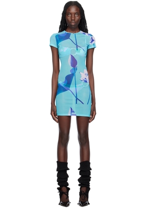 Miaou Blue Billie Minidress