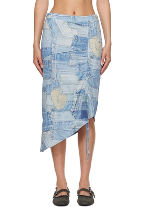 Andersson Bell Blue Anja Midi Skirt