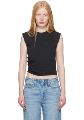 rag & bone Black Mica Sleeveless Top