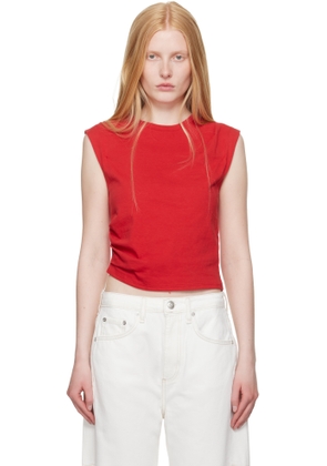 rag & bone Red Mica Sleeveless Top