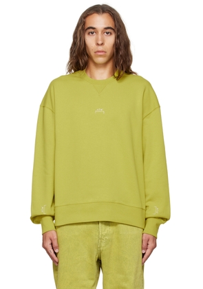 A-COLD-WALL* Yellow Embroidered Sweatshirt