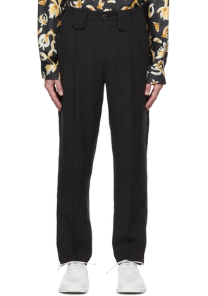 Nanushka Black Mats Trousers