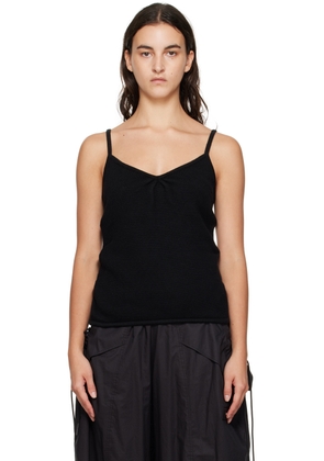 We11done Black V-Neck Camisole