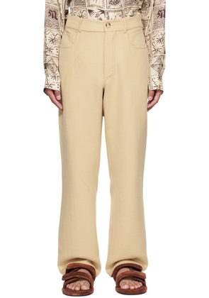 Nanushka Off-White Savi Baggy Trousers