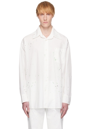 MM6 Maison Margiela Off-White Painter Shirt