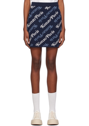 Kenzo Navy VERDY Edition Kenzo Paris Miniskirt