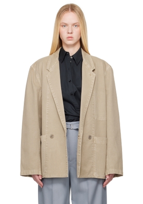 LEMAIRE Beige Workwear Blazer