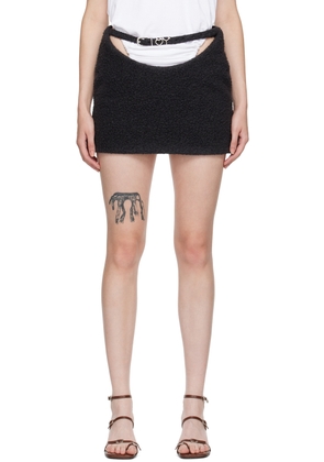 Y/Project SSENSE Exclusive Gray Y-Belt Miniskirt