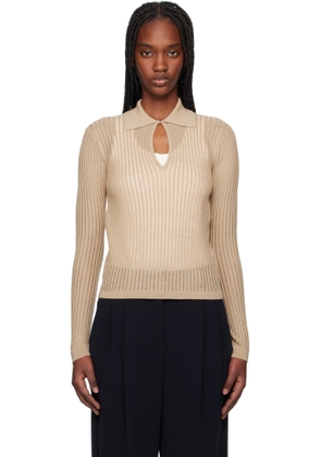 Max Mara Tan Egrege Polo