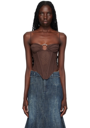 Miaou Brown Hannah Jewett Edition Deia Corset