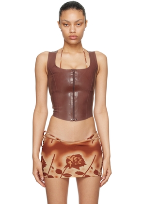 Miaou Taupe Ivy Tank Top