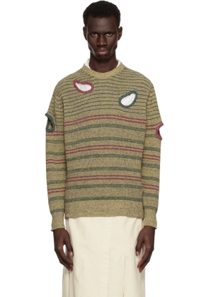Toga Virilis Multicolor Hole Knit Sweater