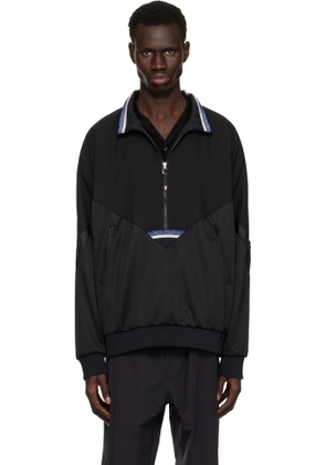 Toga Virilis Black Half-Zip Track Jacket